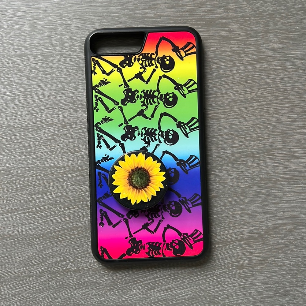 Grateful Dead dancing skeleton phone case